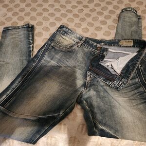 Washed Denim Slim Fit Jeans